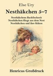 Cover von Nesthäkchen Gesamtausgabe in drei Großdruckbänden (Großdruck)