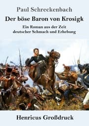 Cover von Der böse Baron von Krosigk (Großdruck)