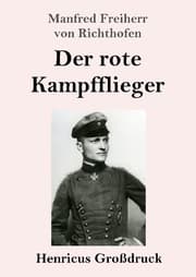 Cover von Der rote Kampfflieger (Großdruck)