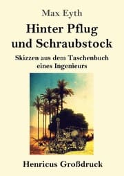 Cover von Hinter Pflug und Schraubstock (Großdruck)