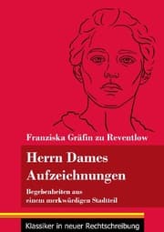 Cover von Herrn Dames Aufzeichnungen