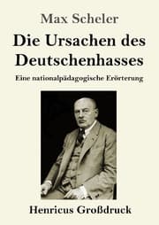 Cover von Die Ursachen des Deutschenhasses (Großdruck)