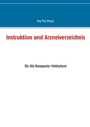 Cover von Instruktion und Arzneiverzeichnis