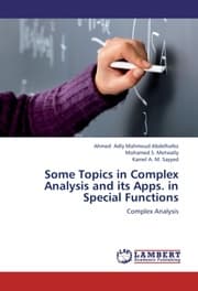 Cover von Some Topics in Complex Analysis and its Apps.in Special Functions