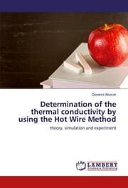 Cover von Determination of the thermal conductivity by using the Hot Wire Method