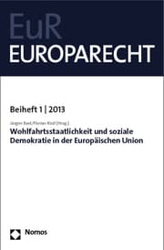 Cover von Wohlfahrtsstaatlichkeit und soziale Demokratie in der Europäischen Union