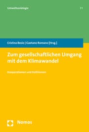 Cover von Zum gesellschaftlichen Umgang mit dem Klimawandel