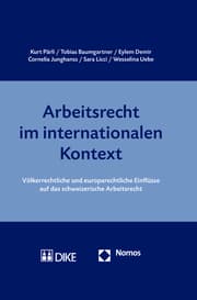 Cover von Arbeitsrecht im internationalen Kontext