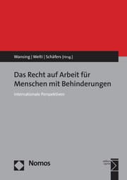 Cover von Das Recht auf Arbeit für Menschen mit Behinderungen