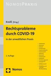 Cover von Rechtsprobleme durch COVID-19
