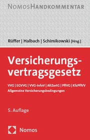 Cover von Versicherungsvertragsgesetz