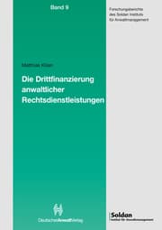 Cover von Drittfinanzierung von Rechtsverfolgungskosten