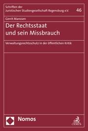 Cover von Der Rechtsstaat und sein Missbrauch