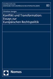 Cover von Konflikt und Transformation: Essays zur Europäischen Rechtspolitik