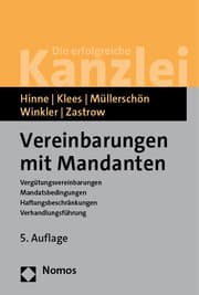 Cover von Vereinbarungen mit Mandanten