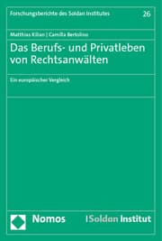 Cover von Das Berufs- und Privatleben von Rechtsanwälten