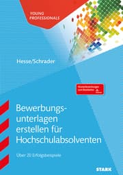 Cover von STARK Bewerbungsunterlagen erstellen für Hochschulabsolventen