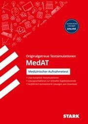 Cover von STARK Originalgetreue Testsimulationen MedAT - Testaufgaben mit Lösungen
