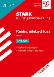 Cover von STARK Lösungen zu Englisch - Realschulabschluss 2027 Hessen - Prüfungsvorbereitung