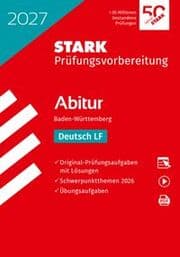 Cover von STARK Deutsch LF - Abitur 2027 BW - Prüfungsvorbereitung