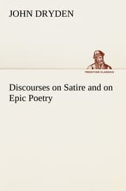 Cover von Discourses on Satire and on Epic Poetry