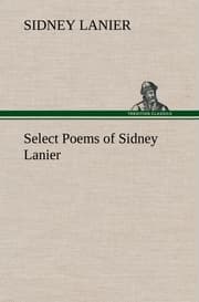 Cover von Select Poems of Sidney Lanier