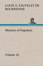 Cover von Memoirs of Napoleon - Volume 16