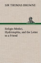 Cover von Religio Medici, Hydriotaphia, and the Letter to a Friend