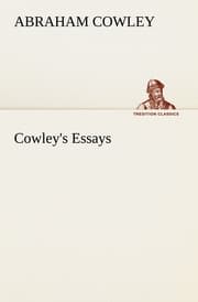 Cover von Cowley's Essays