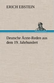 Cover von Deutsche Ärzte-Reden aus dem 19.Jahrhundert