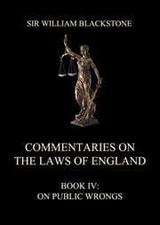 Cover von Commentaries on the Laws of England