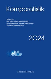 Cover von Komparatistik (2024)