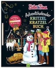 Cover von Bibi & Tina Adventskalender Kritzel-Kratzel Buch