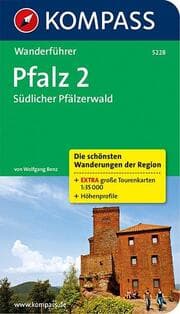 Cover von KOMPASS Wanderführer Pfalz 2, Südlicher Pfälzerwald