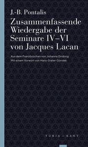 Cover von Zusammenfassende Wiedergabe der Seminare IV-VI von Jacques Lacan