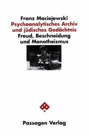 Cover von Psychoanalytisches Archiv und jüdisches Gedächtnis