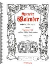 Cover von Appenzeller Kalender 2027