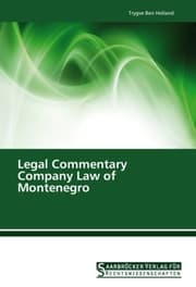 Cover von Legal Commentary Company Law of Montenegro
