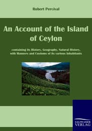 Cover von An Account of the Island of Ceylon