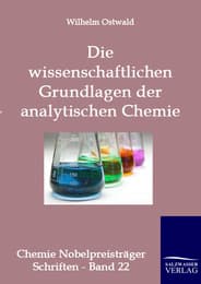 Cover von Die wissenschaftlichen Grundlagen der analytischen Chemie