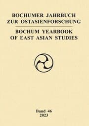 Cover von Bochumer Jahrbuch zur Ostasienforschung