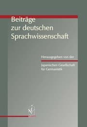 Cover von Beiträge zur deutschen Sprachwissenschaft