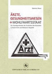 Cover von Ärzte, Gesundheitswesen und Wohlfahrtsstaat