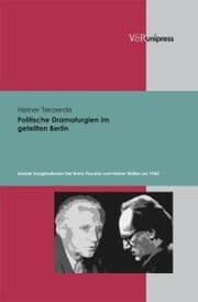 Cover von Politische Dramaturgien im geteilten Berlin