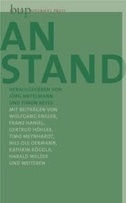Cover von Anstand