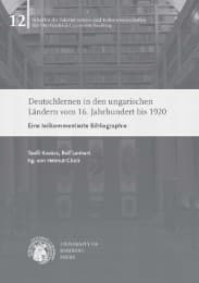 Cover von Deutschlernen in den ungarischen Ländern vom 16.Jahrhundert bis 1920