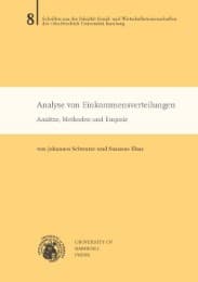 Cover von Analyse von Einkommensverteilungen