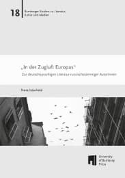 Cover von 'In der Zugluft Europas'