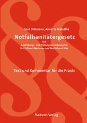Cover von Notfallsanitätergesetz und Ausbildungs- und Prüfungsverordnung
