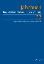 Cover von Jahrbuch für Antisemitismusforschung 32